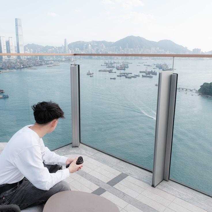 Outdoor terrace seating suitable for families in Amsterdam